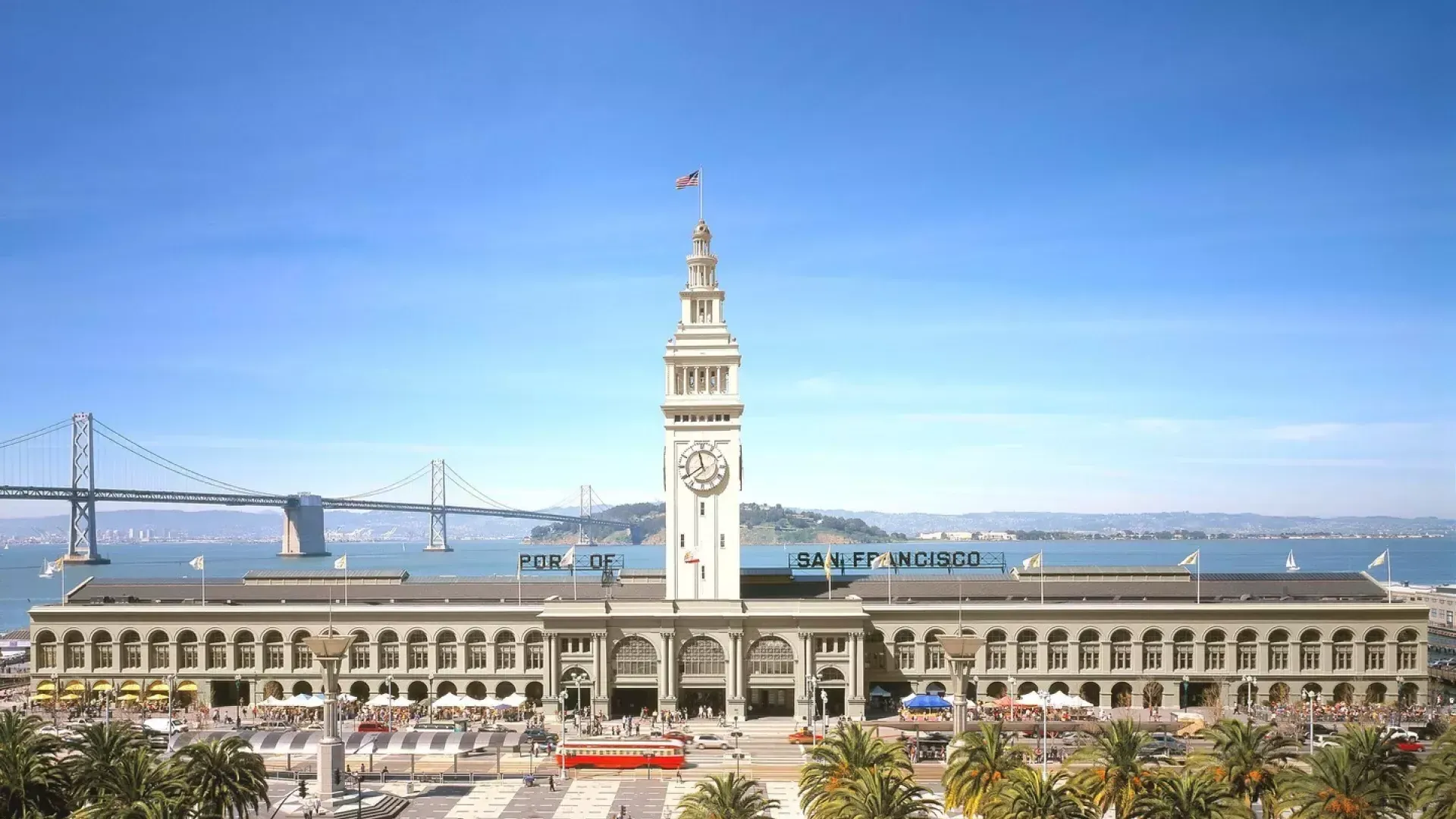 Exterior of San Francisco Ferry Building 